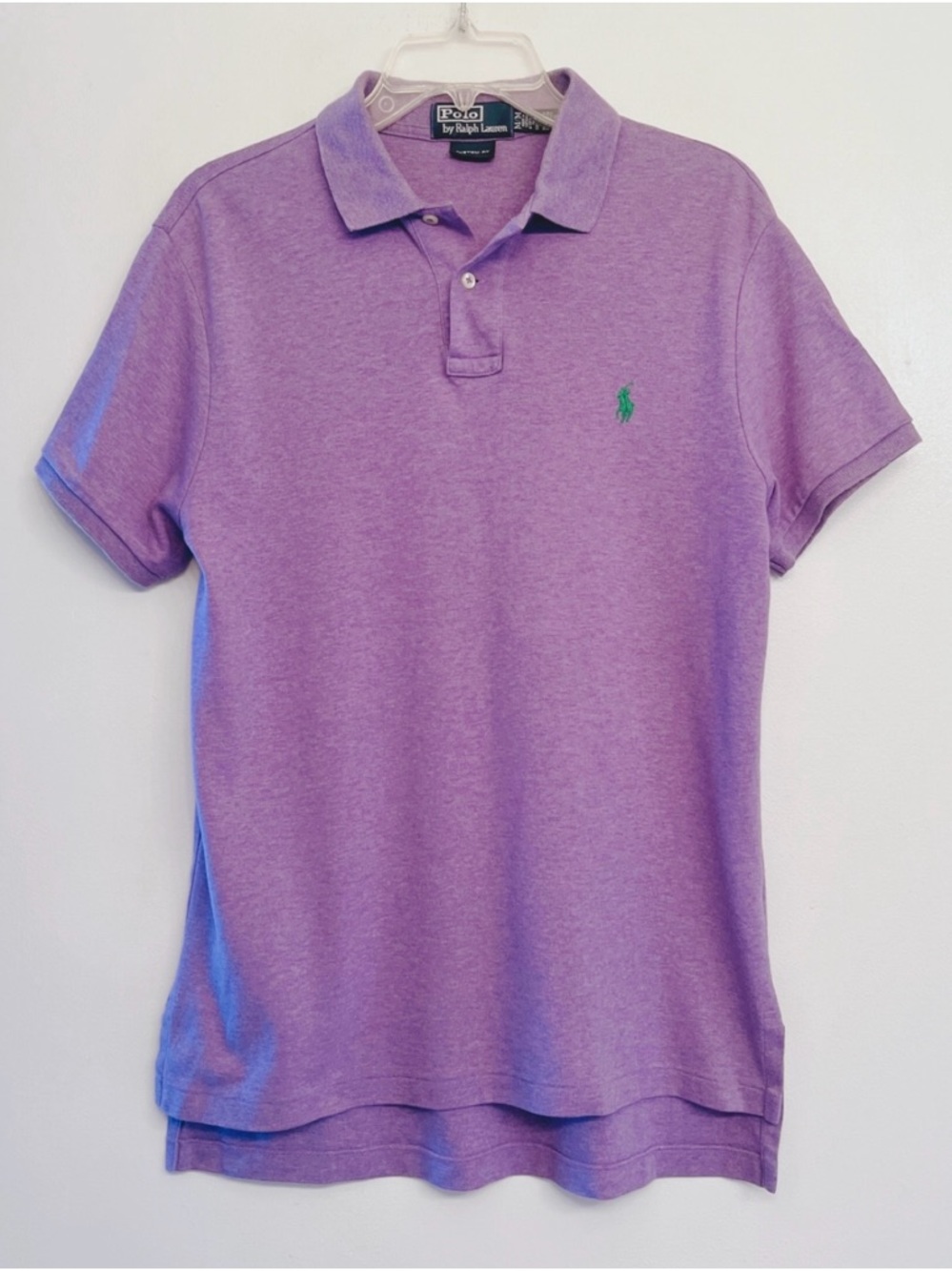 Polo Ralph Lauren Lilac shirt is a Custom Fit  size M